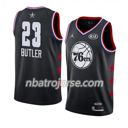 Män Philadelphia 76ers Tröja Jimmy Butler 23 2019 All-Star Jordan Brand Svart Swingman